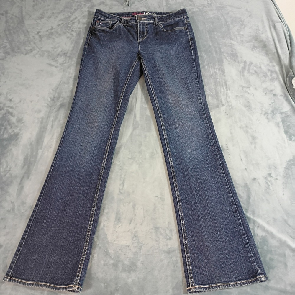 Tommy Hilfiger Hope Boot Jeans Womens 4L Blue Denim Bootcut Medium Wash Long